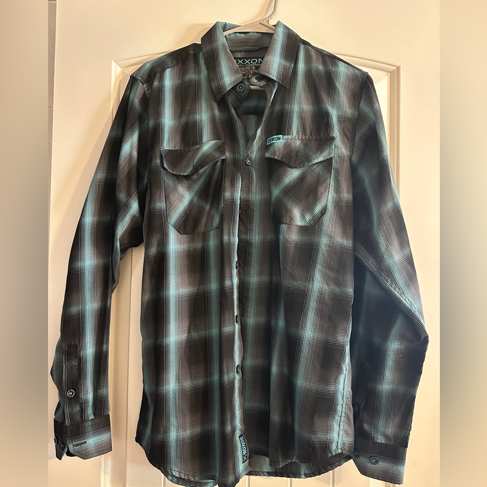 DIXXON Plaid Button-Up Shirt